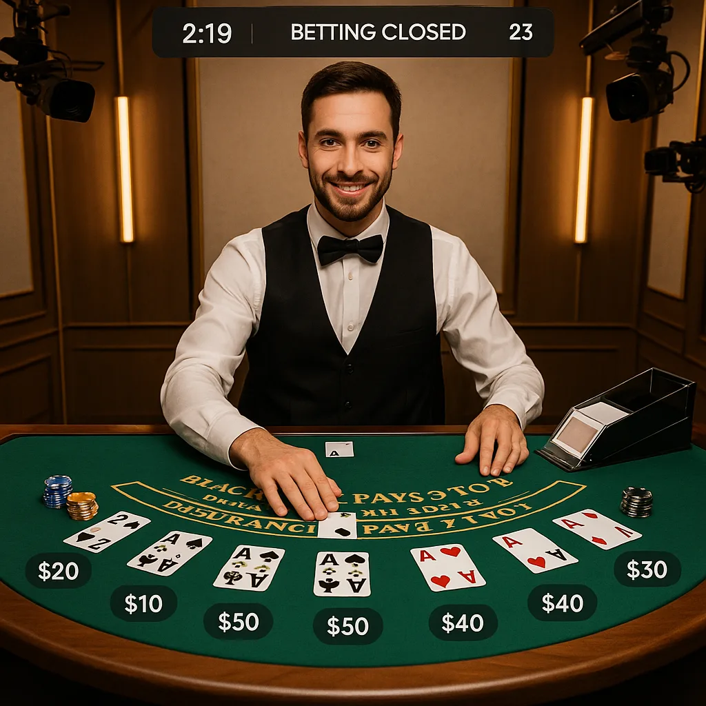RainBet - Live Blackjack by Evolution Gaming